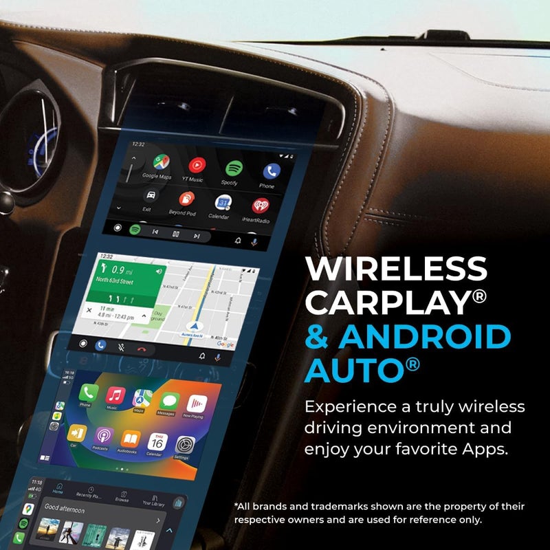AutoSky Wireless Carplay Adapter for Apple iPhone by - Multi-User Seamless Connection for Convert Wired to Wireless Car Play Adapter - No Latency from iOS 10+ to Screen w/USB C - Image 3